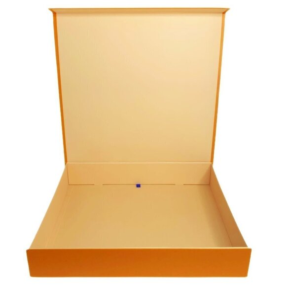 AUTHENTIC LOUIS VUITTON Gift box Magnetic Luxury Presentation Orange Blue - Picture 4 of 9